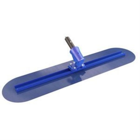 BON TOOL Big Blue Bull Trowel, Blue Steel 60" X 12", Wormgear Bracket 22-528